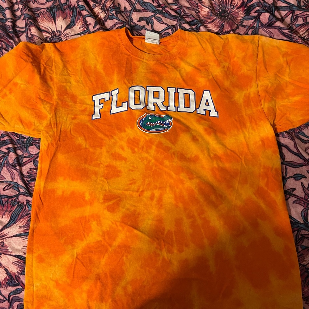 Bleach dyed Florida Gators T shirt